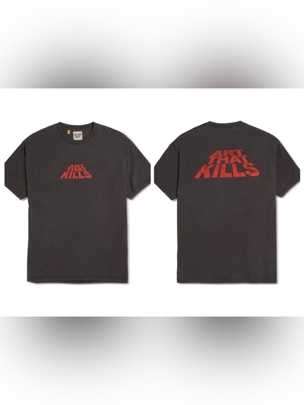 Gallery Dept. Black ATK Stack Logo Tee Art That Kills Short Sleeve T Shirt XL